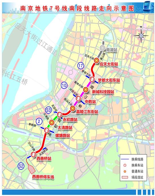 地铁7号线最新线路图，城市新动脉连接线