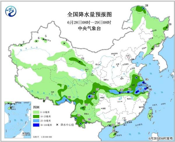 上海最新天气预报通知