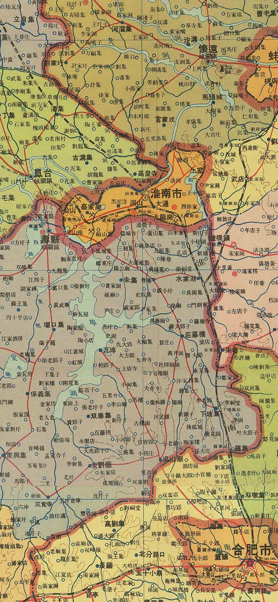 淮南最新地图，揭秘城市脉络与发展历程