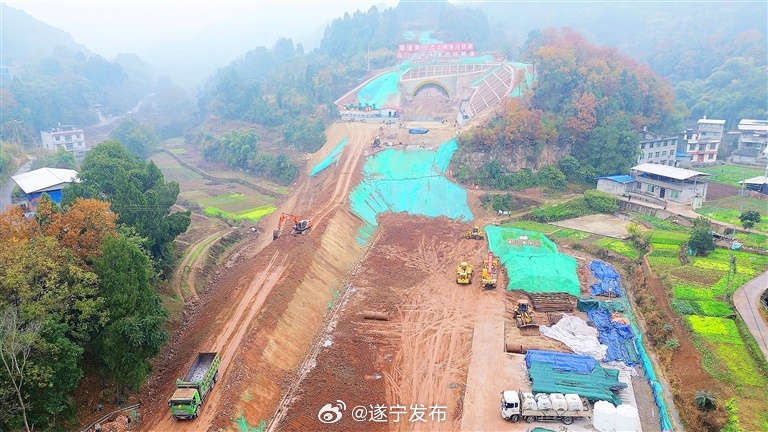 射洪铁路建设进展迅速，助力地方经济腾飞