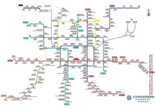 北京地铁新线路图揭秘，城市动脉的新探索