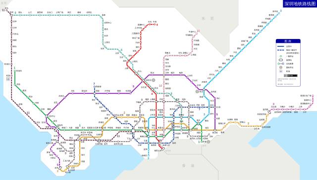 深圳地铁未来规划蓝图展望，最新规划图揭示未来交通发展动向